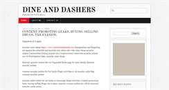 Desktop Screenshot of dineanddashers.com