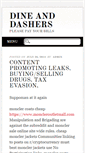 Mobile Screenshot of dineanddashers.com