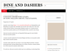 Tablet Screenshot of dineanddashers.com